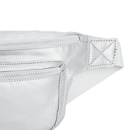 Kipling Yasemina Extra Large Metallic Heuptasjes Zilver | België 2199OK